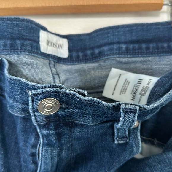 HUDSON Krista Low-Rise Super Skinny Ankle Jean 30 medium dark wash - Picture 2 of 5